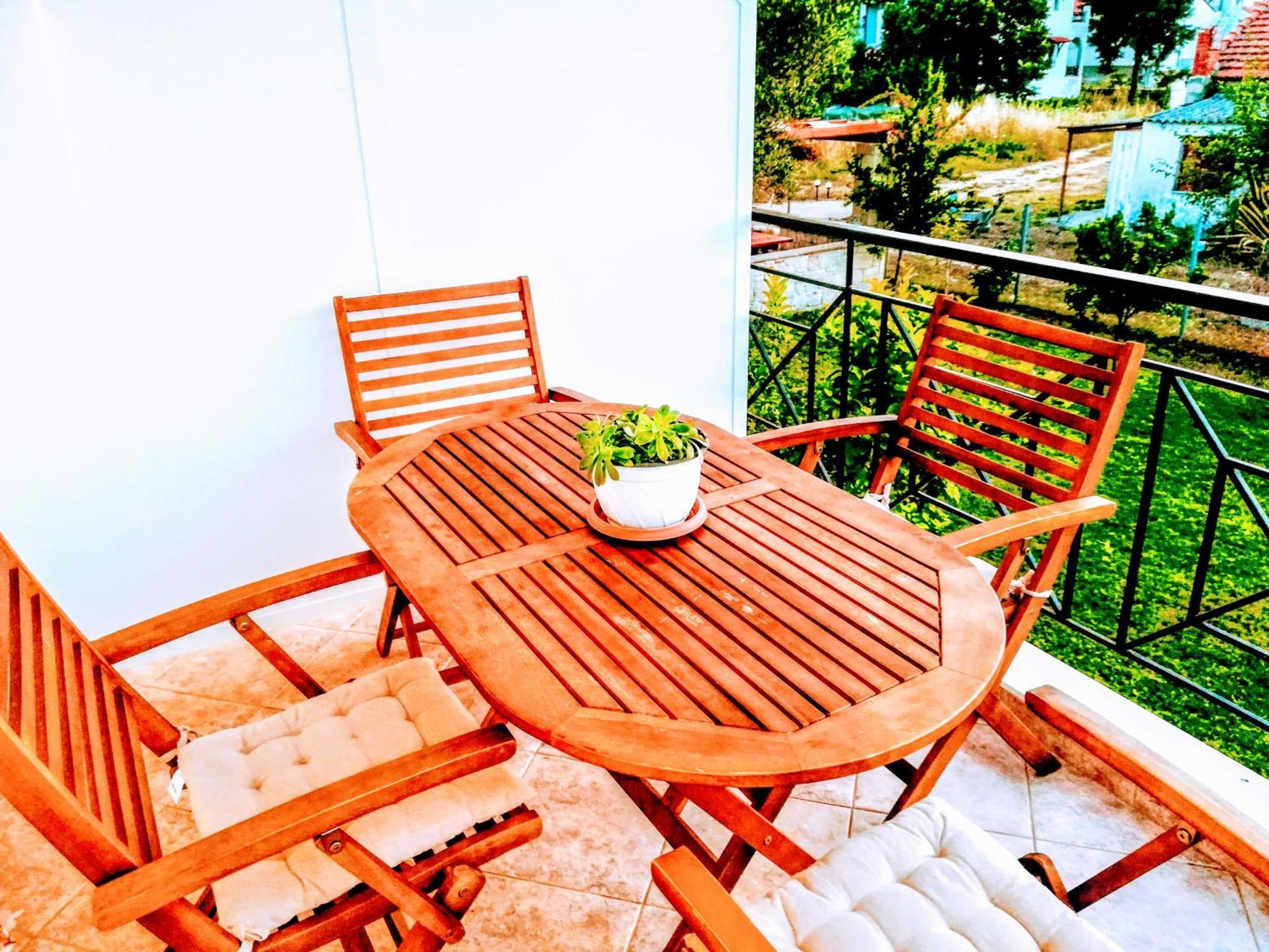 Giorgos Apartments Skala Fourkas Bagian luar foto